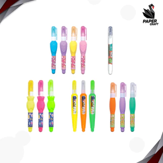Elfen (เอลเฟ่น) ปากกาลบคำผิด ลิควิด รวมรุ่น ลายน่ารัก 2 - 4 ml. ( 12 ด้าม / กล่อง )