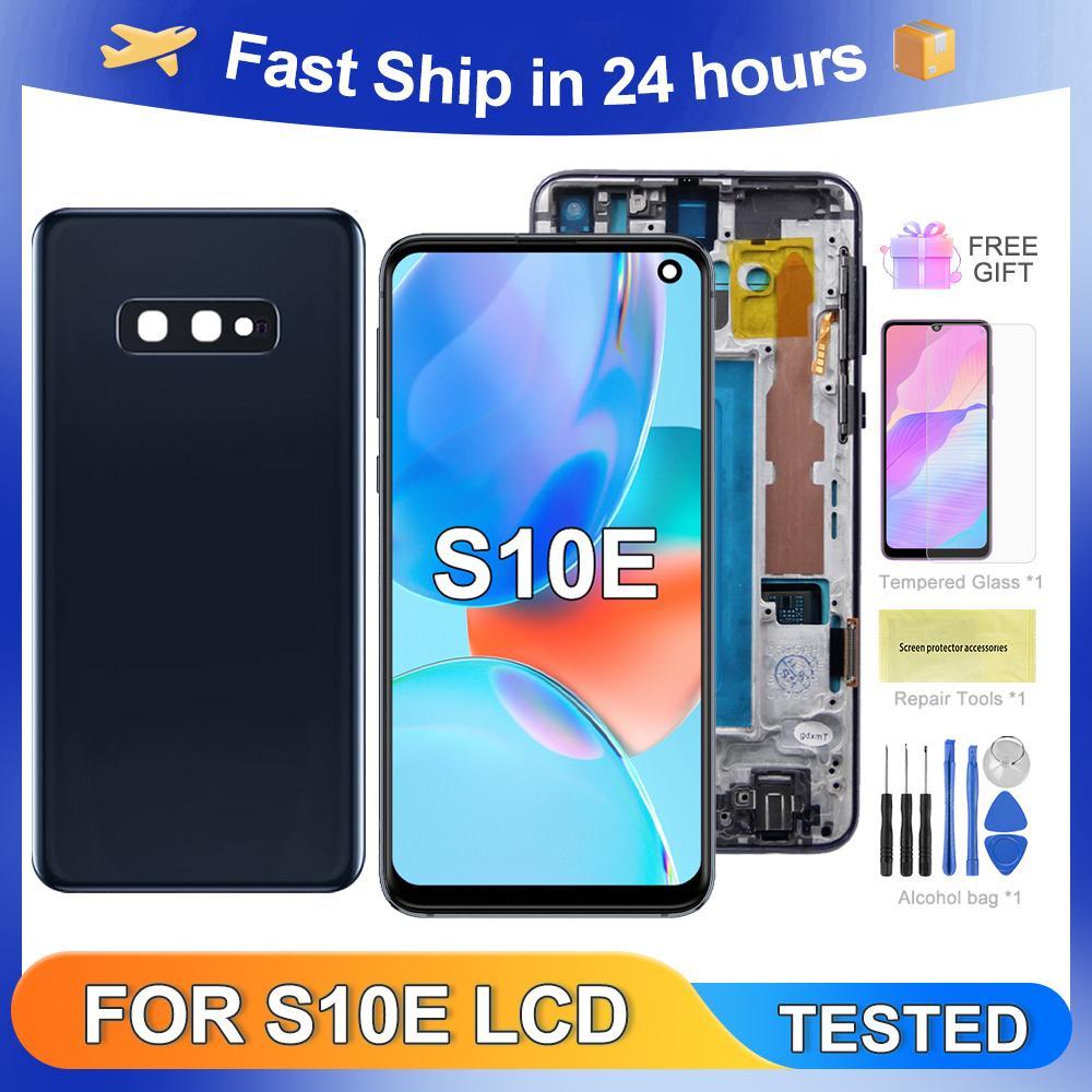 ทดสอบ S10E สําหรับ Samsung สําหรับ G970F G970U G970W G970 G970N จอแสดงผล LCD Touch Screen Digitizer 