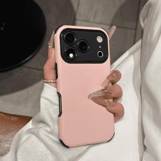 2 IN 1 Fashion Large Window Matte Skin Feel Silicone Phone Case for IPhone 17 16 15 14 13 Pro Max Shockproof Bumper Cover