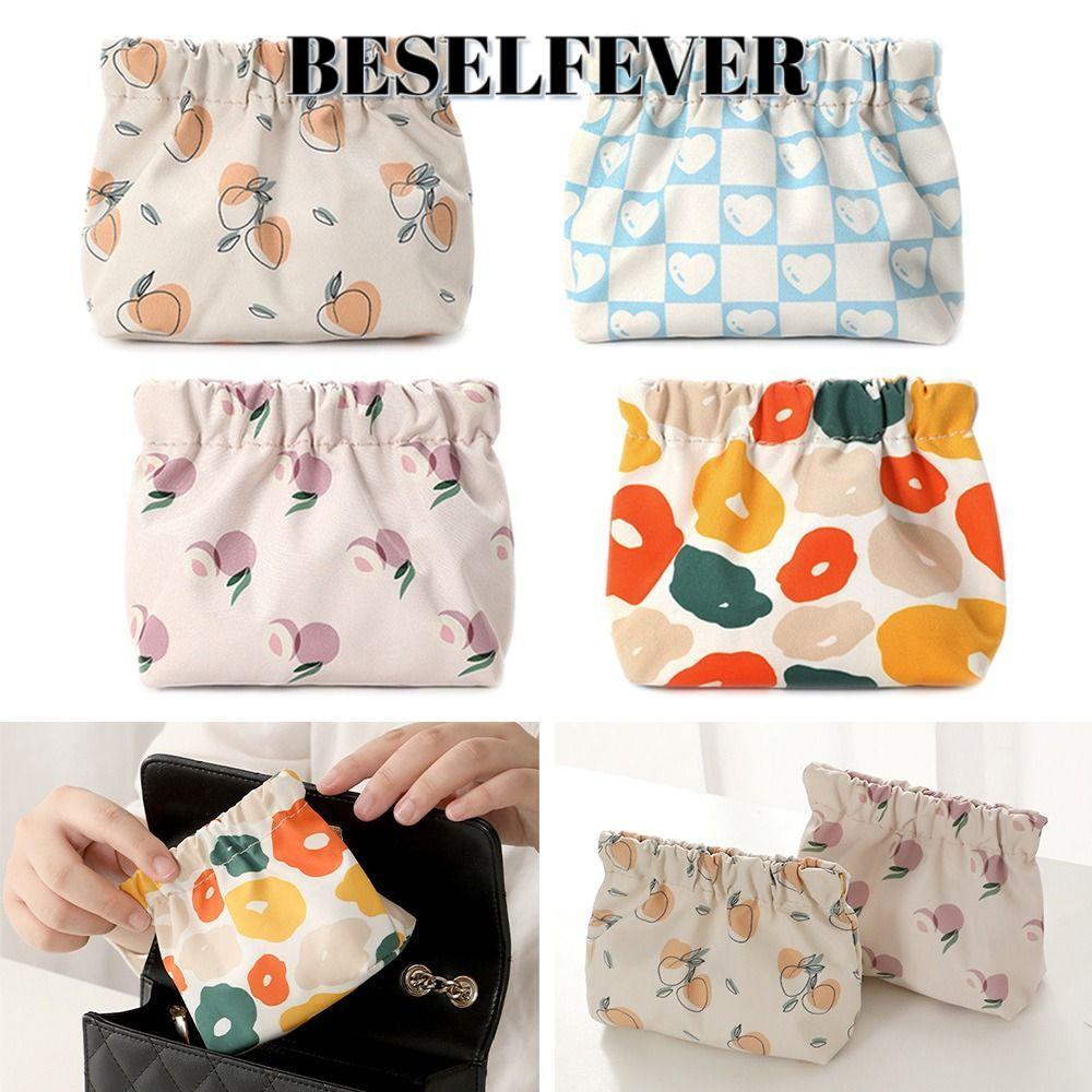 BESELFEVER กระเป๋าใส่เหรียญ Mini Travel Printing เหรียญกระเป๋าเงิน