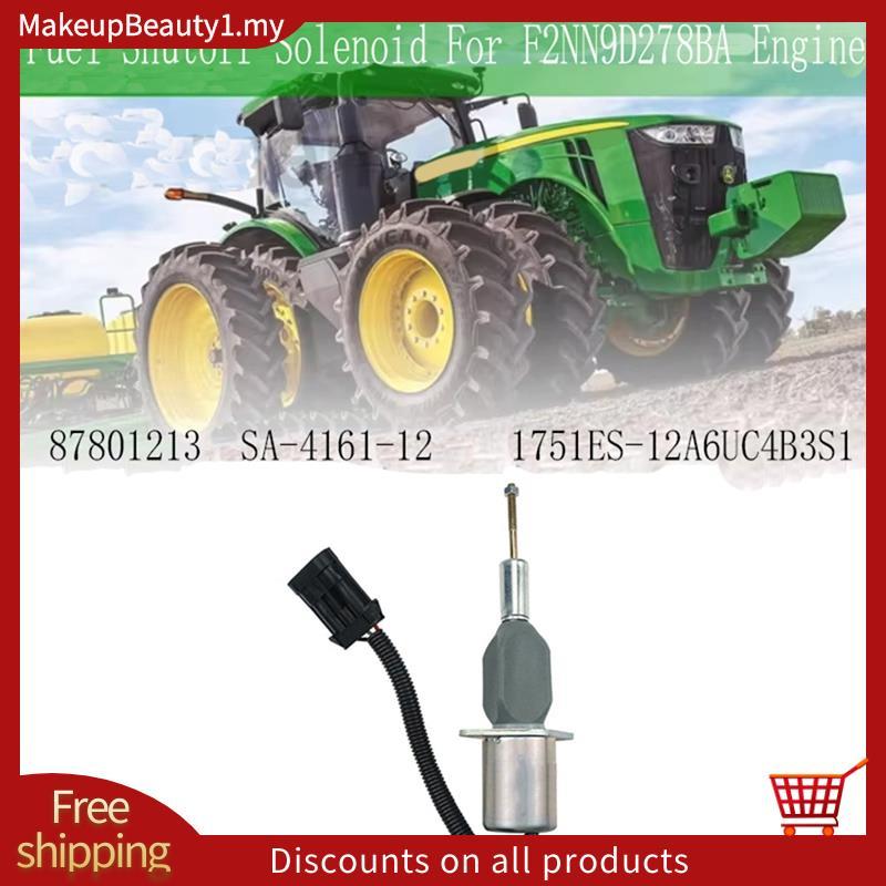 โซลินอยด์ปิดเครื่องพ่นไฟ 12V 87801213 วาล์วสําหรับ F2NN9D278BA SA-4161-12 1751ES-12A6UC4B3S1