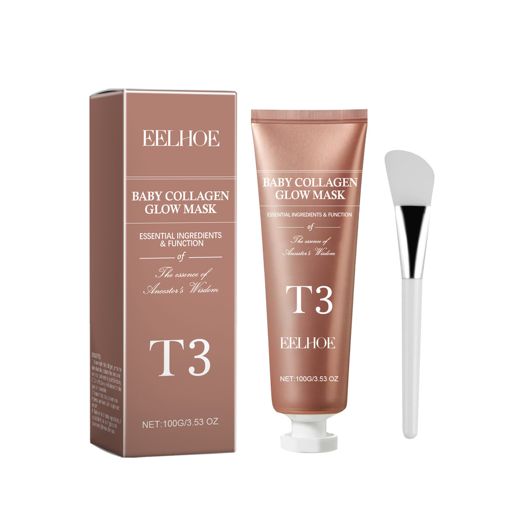 EELHOE Collagen Peeling Peeling Mask Moisturizing Moisturizing Anti-Wrinkle Brightening Skin Tone Pe