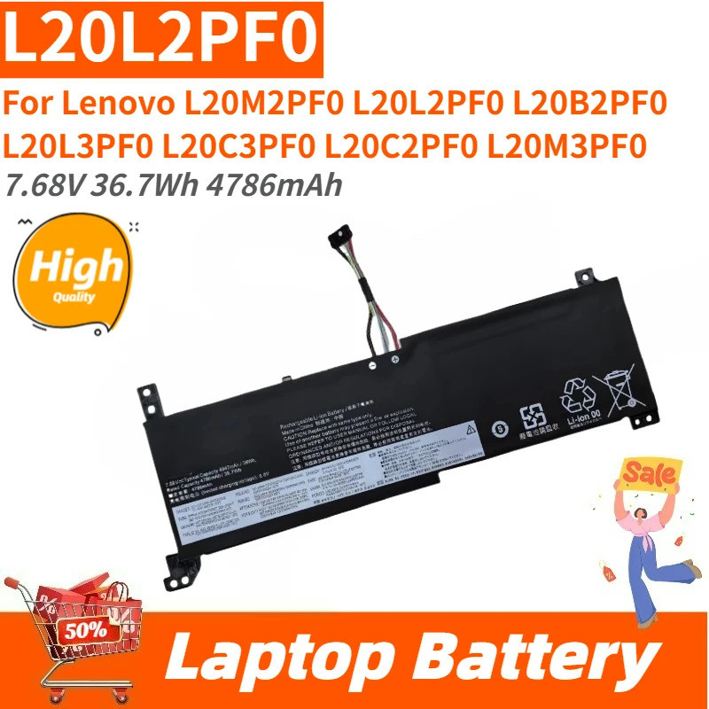 สําหรับ Lenovo L20M2PF0 L20L2PF0 L20B2PF0 L20L3PF0 L20C3PF0 L20C2PF0 L20M3PF0 แบตเตอรี่แล็ปท็อป L20L