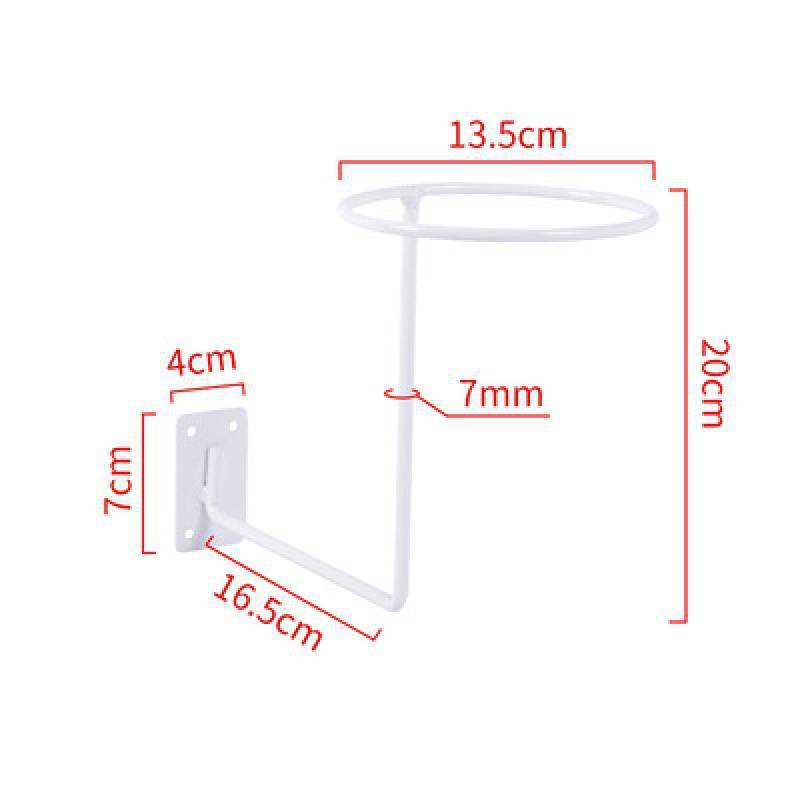 Ball Rack Bracket Cap Holder Props Cap Holder Ball Holder Iron Pipe Cap Wall Bracket Ball Display Ra