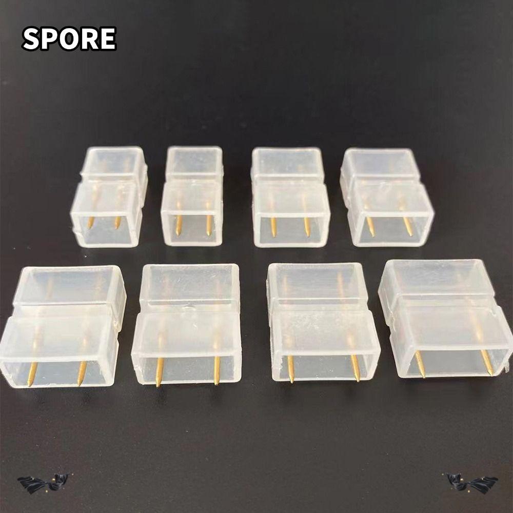 SPORE Connector, 2 Pin 3Pin 6mm 7mm 8mm 9mm 10mm LED Strip Connector,ทนทานทองแดงทอง Solderless Conne
