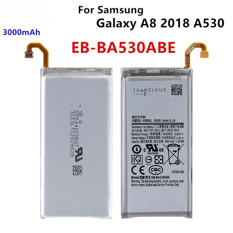 Brand New EB-BA530ABE 3000mAh Battery For Samsung Galaxy A8 2018 A530 SM-A530 A530F A530K/L/S/W A530