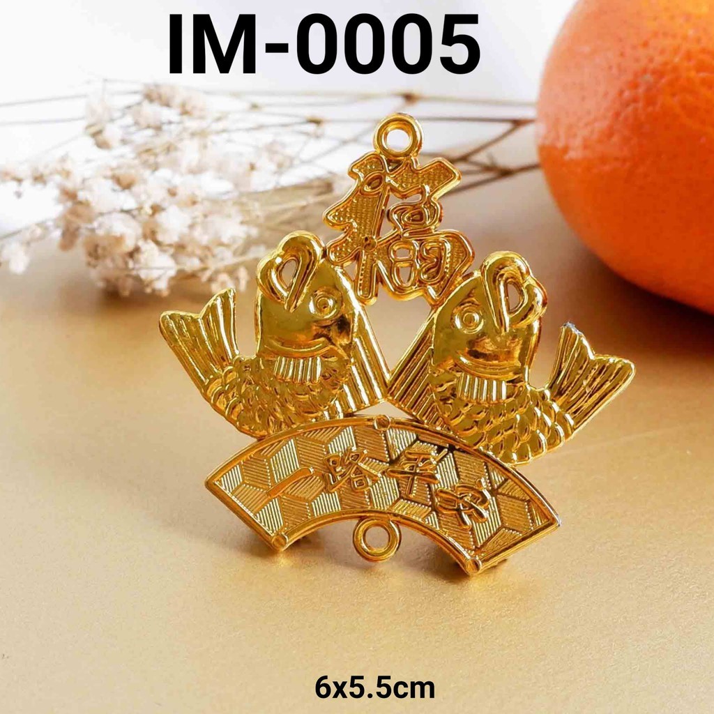 IM5 - ตรุษจีน koi Fish Cake topper ตกแต่งเค้ก sincia ตรุษจีน