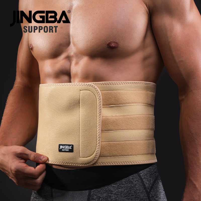 JINGBA SUPPORT Back Waist Support Waist trimmer Slim fit Abdominal Waist sweat belt Sports Safety Sp