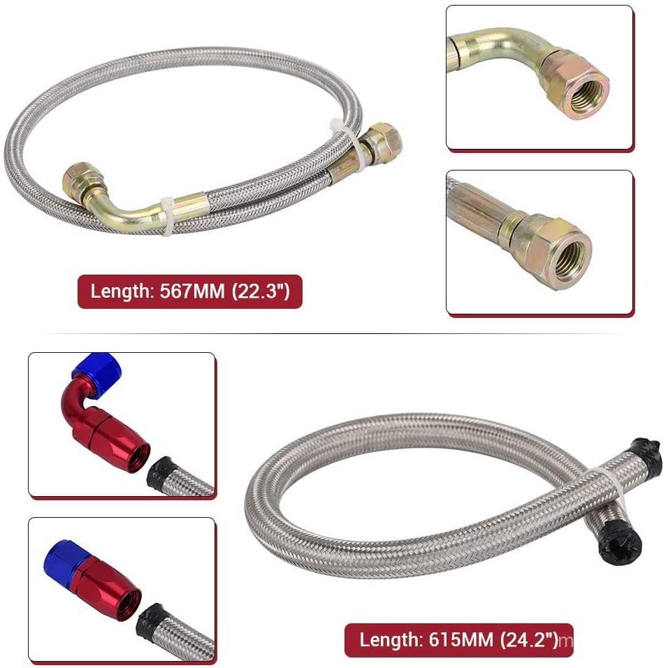 JZ-GET Toyota 2JZ เหมาะสําหรับการใช้ท่อ Overhaul Kit Turbo Oil 1JZ/Turbocharger USHI