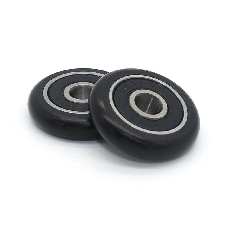 Non-Pulley 626RS แบริ่งยางเคลือบล้อ POM รอบลูกกลิ้งพลาสติก 6 * 26 * 6 มม. ส่วนลดจํานวนมาก 3PHC