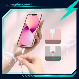 ใหม่❗️ สายชาร์จ Livesmart คุมโทน C to IP PD 20W สายชาร์จเร็ว USB to IP 2.4A ที่เก็บสาย Fast Charge สำหรับไอโฟน