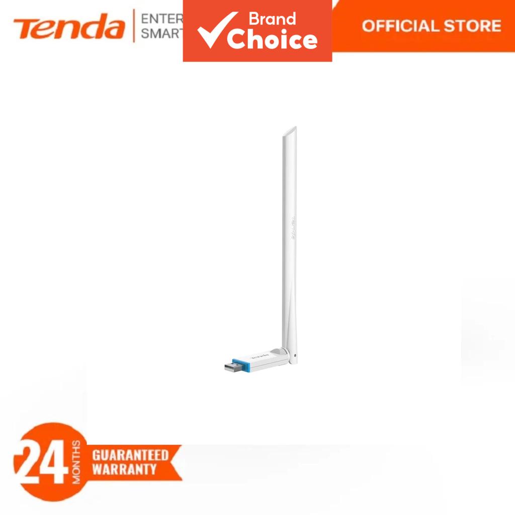 Tenda U2 ตัวรับสัญญาณ WIFI USB สําหรับคอมพิวเตอร์เดสก์ท็อปแบบไร้สายกําลังสูง การ์ดแลนเครือข่ายสําหรั