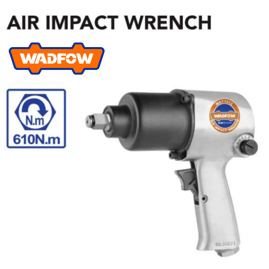 [ WADFOW ] (WAT1512) Air Impact Wrench 610Nm | 1/2" Drive | Pneumatic Tool | Heavy Duty
