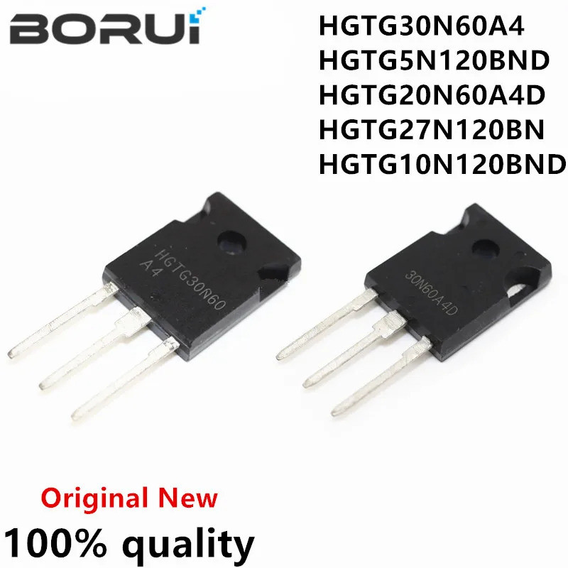 5PCS G30N60A4 HGTG30N60A4 30N60A4 HGTG5N120BND 5N120BND HGTG20N60A4D 20N60A4D HGTG10N120D ชิป IGBT ห