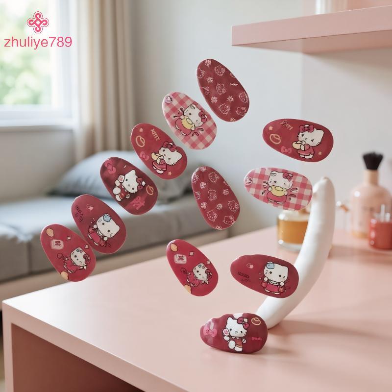 <zhuliye789>1/2/6ชิ้นCreative HelloKittyกิ๊บติดผมKitty Kawaii Sanrio Hairpinการ์ตูนKuromi My Melodyส