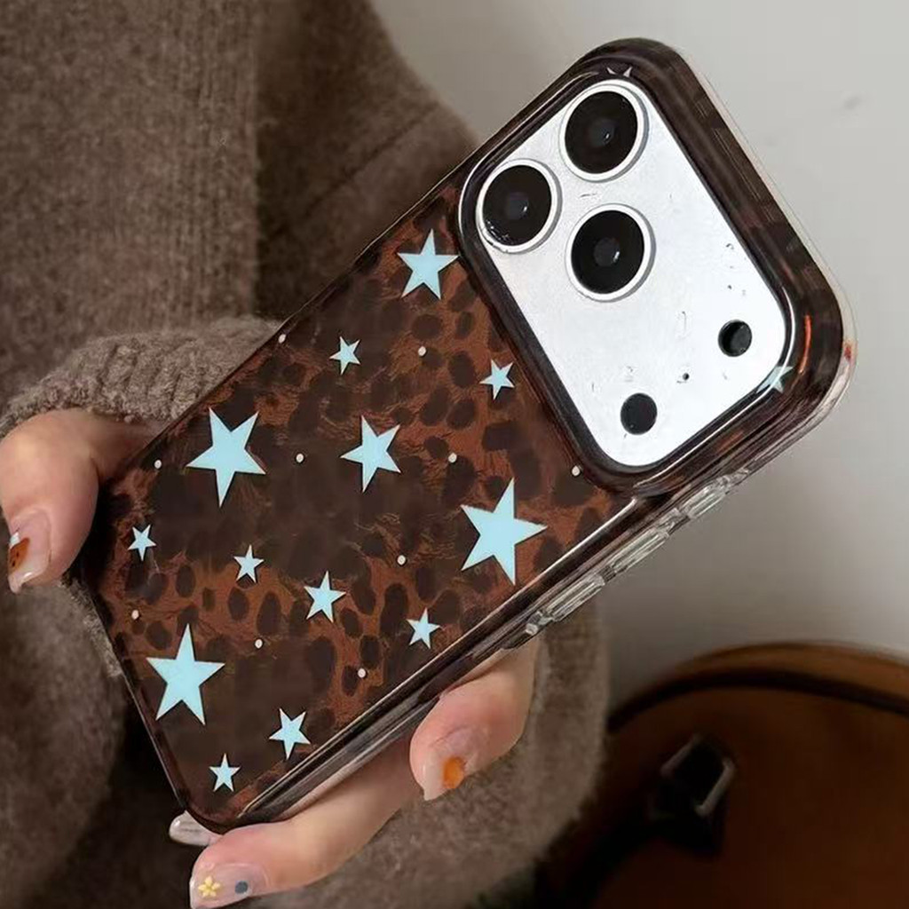 เสือดาว ดาว เคสโทรศัพท์สําหรับ ไอโฟน 17 มือโปร สูงสุด 17 อากาศ 16 บวก 15 14 13 12 11 กันกระแทกป้องกันปลอก