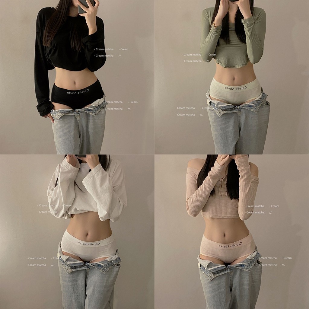 2 แถม 2💥กางเกงในผู้หญิง เนื้อผ้านุ่มสบาย เอวยืดหยุ่น ใส่สบาย ขอบขาเย็บเรียบร้อย มีหลายสีให้เลือก พร้อมส่ง - รูปที่ 6