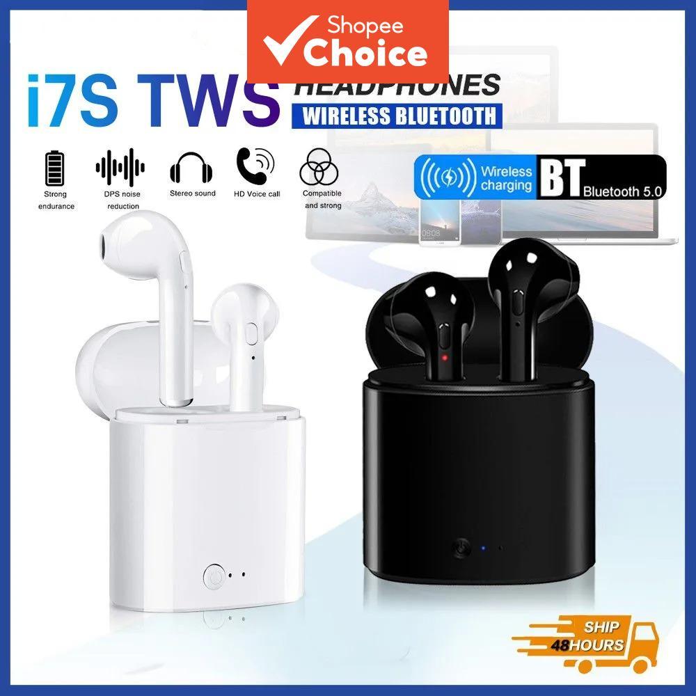 I7 Mini TWS หูฟังบลูทูธ 5.1 ชุดหูฟังสําหรับเล่นเกมไร้สาย 9D กีฬาหูฟังกันน้ําชุดหูฟัง