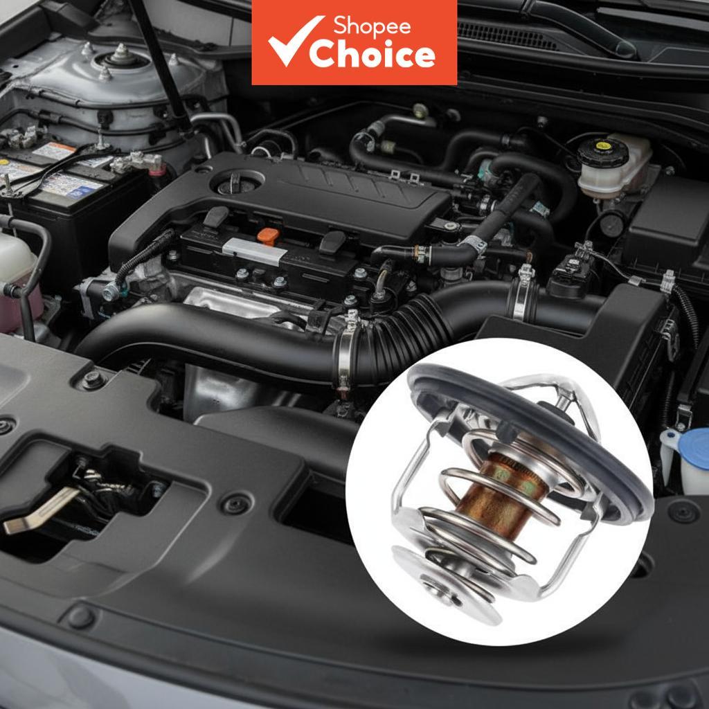 เทอร์โมสตัทน้ําหล่อเย็นเครื่องยนต์สําหรับ Honda Civic, HR-V, Hy, ILX ปี 2006-2015 ขนาด 1.8 ลิตร รหัส