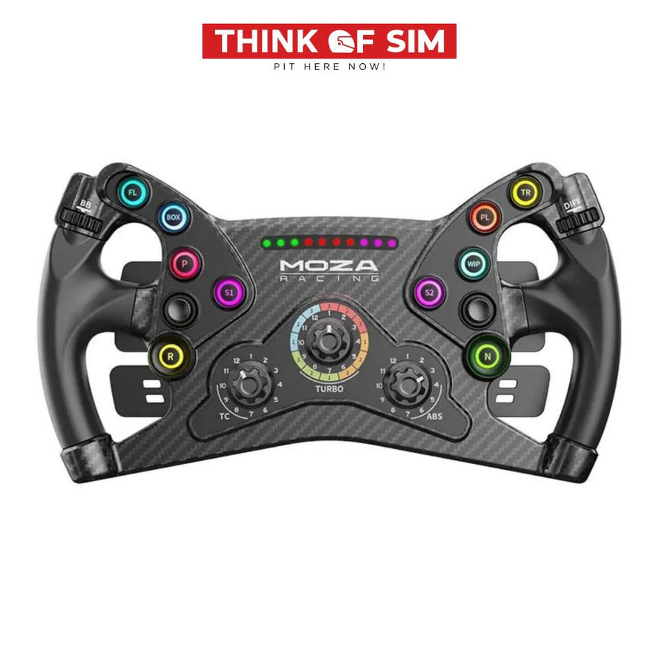 Moza Racing KS Steering Wheel พวงมาลัยทรง Butterfly Carbon Reinforced [300mm/Dual Clutch/ประกันศูนย์ไทย]