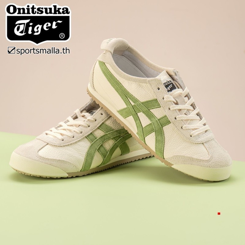 Onitsuka Mexico 66 2024 รองเท้าแบน สไตล์ขาว โมเดลดาร์ท 1183A201TG6