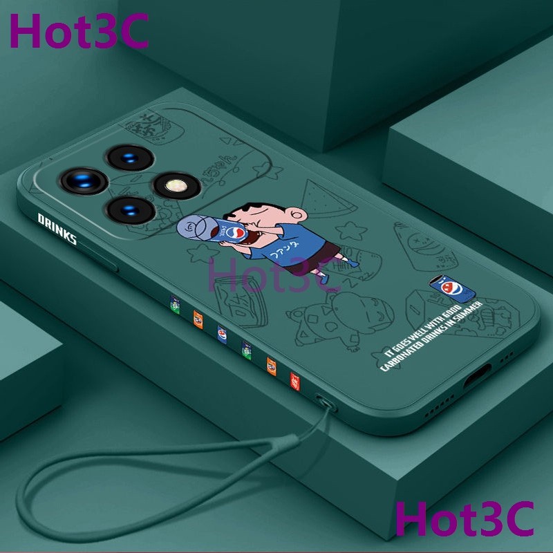 เคส For POCO X6 Pro 5G tpu skin-feel KLXX เคสโทรศัพท์ซิลิโคนเหลวอินเทรนด์