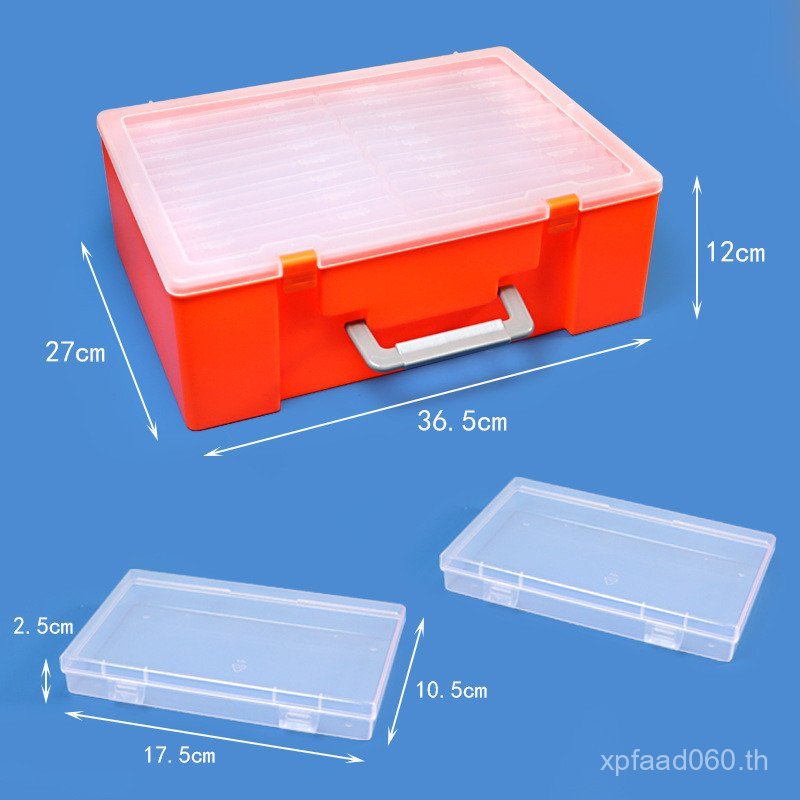 กล่องเก็บภาพ Photo Tidy-up Multifunctional Tidy-up Box New Style Collection Box Transparent Box Clas
