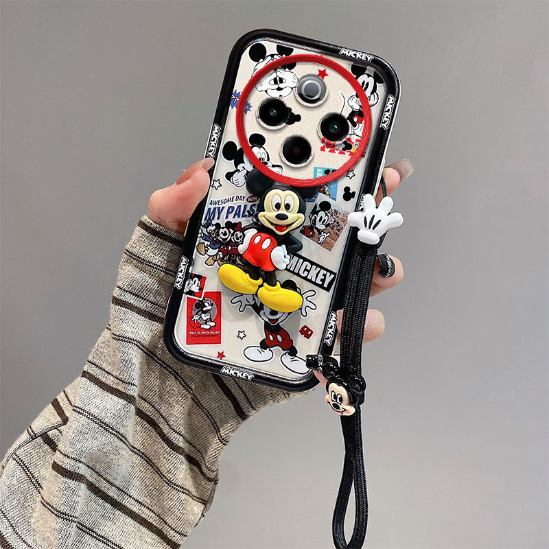 Kuromi เหมาะสําหรับ Xiaomi POCO C75 เคสโทรศัพท์ Mickey ผู้ชายผู้หญิง p0c0c75 Tinkerbell การ์ตูน Xiao