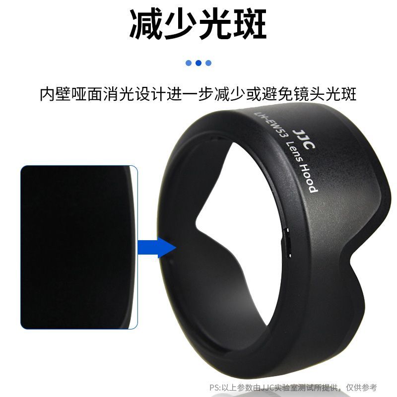 JJC Canon Hood R50 R100 R7 R8 R62 200DII M50II RP อุปกรณ์เสริมเลนส์กล้อง [zzq]