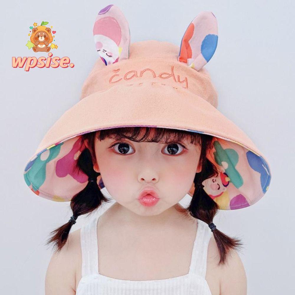 WPSISE หมวกกันแดด Summer Large Eaves Boys Sun Cap