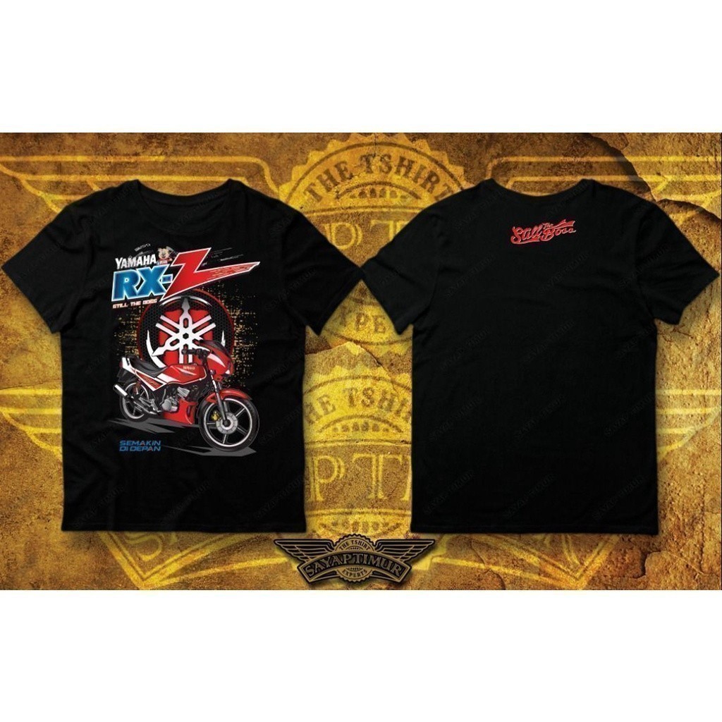 แฟชั่น 2025 Yamaha RXZ RX-Z Energy D1 (เสื้อยืดสีแดง+ดํา)