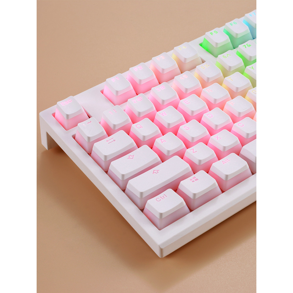 gmk keycap keycap OEM PBT Double Leather Milk Pudding ปุ่มกดโปร่งแสง