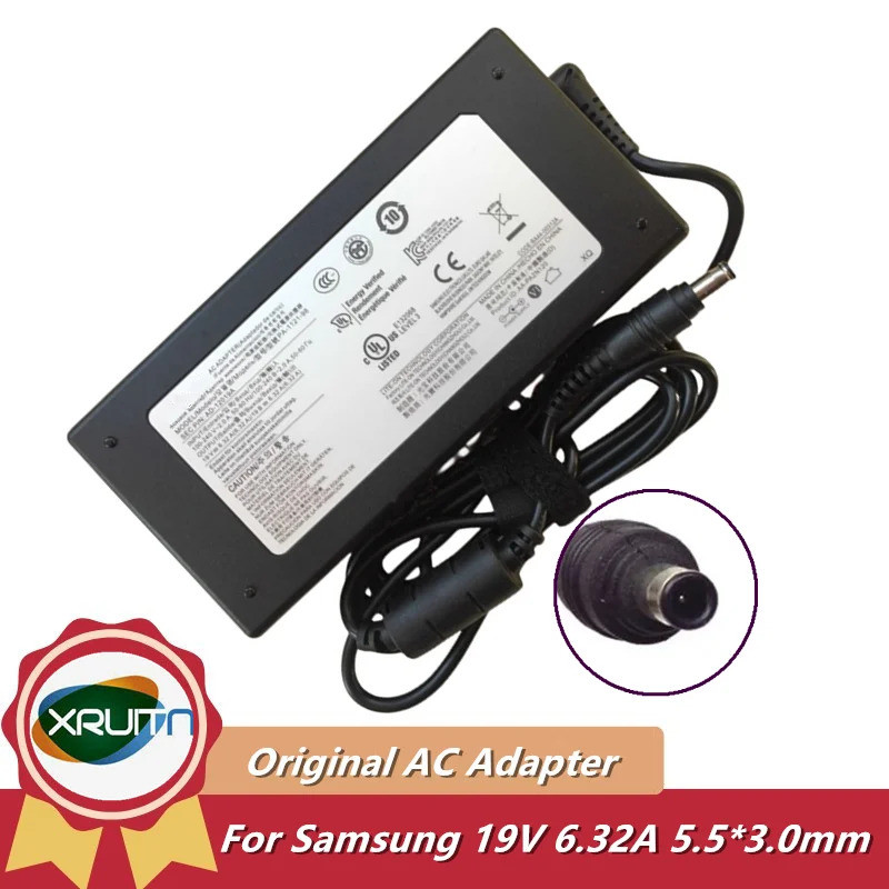 Original PA-1121-98 19V 6.32A AD-12019A 120W AC Adapter Charger สําหรับ Samsung Odyssey NP800G5M-X01