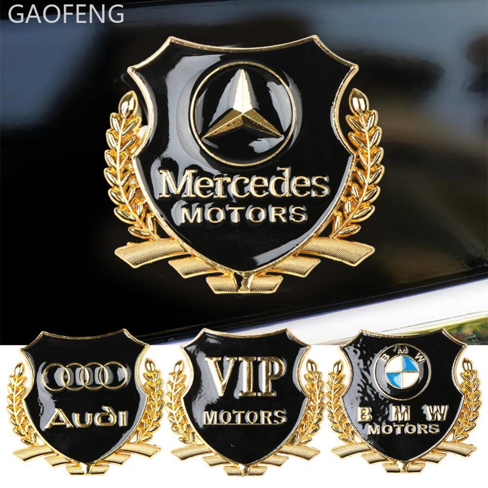 GAOFENG 3D โลหะรถ VIP มอเตอร์สัญลักษณ์ Badge Decal Trunk สัญลักษณ์ด้านหลัง Tailgate อุปกรณ์เสริมกาว 
