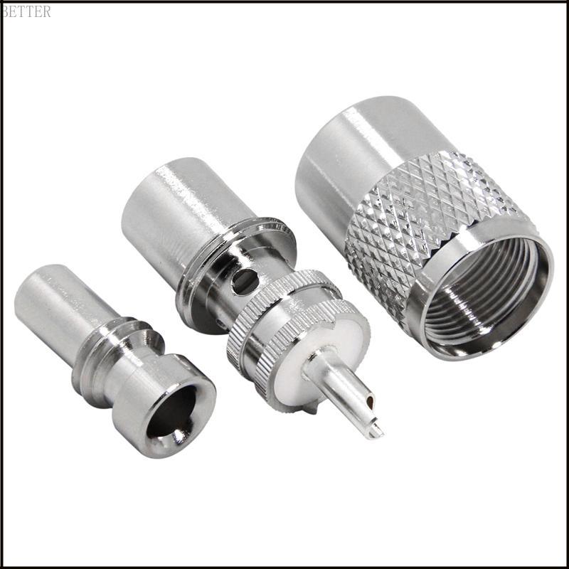 BETT UHF ชาย PL259 ปลั๊กบัดกรี RG8X RG59 RG8 สายเชื่อมต่อคุณภาพ