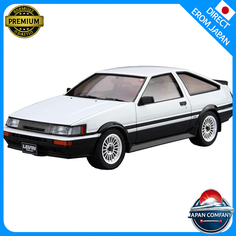 Aoshima Bunka Kyozai 1/24 The Model Car Series No. 17 Toyota AE86 Corolla Levin GT-APEX '85 plastic 