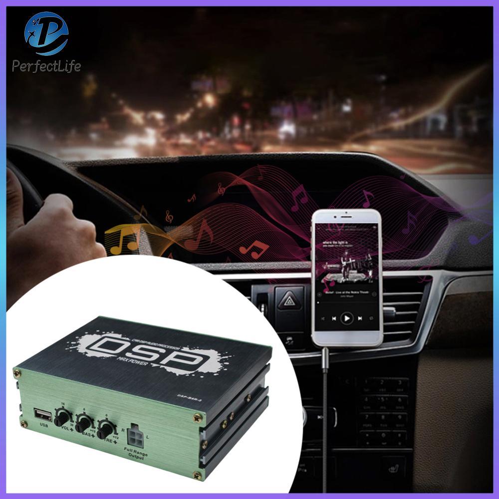 [จัดส่งในพื้นที่] รถ DSP โปรเซสเซอร์เสียงดิจิตอล 6 ช่องเอาต์พุต DSP เครื่องขยายเสียงรถยนต์ DSP Equal