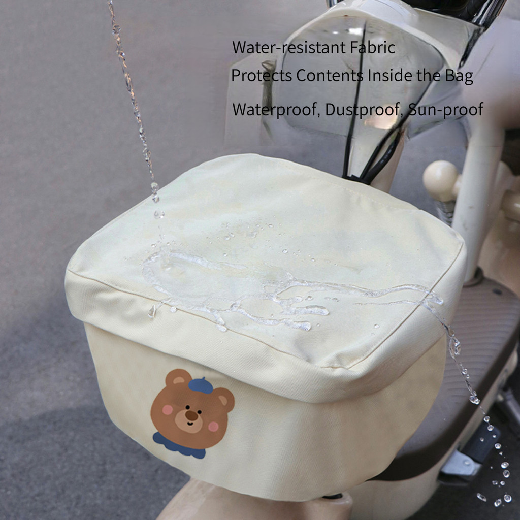 EV ตะกร้าบังแดดกันน้ําแขวนจัดเก็บกระเป๋าตะกร้ากันฝนสําหรับ E-bike