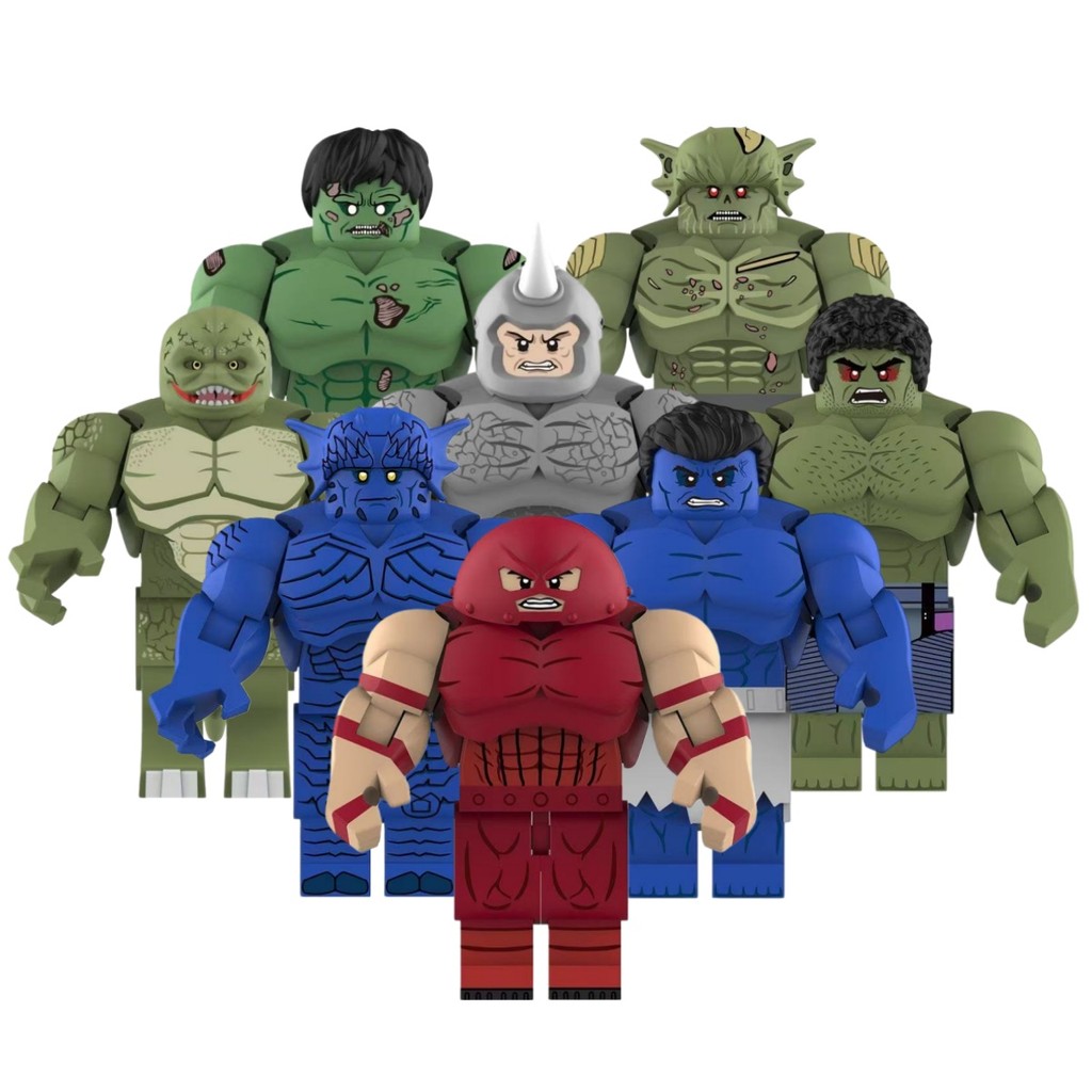 Superhero Action Figures MAESTRO RED HULK ABOMINATION AMADEUSCHO ของเล่นคอลเลกชันบล็อกอาคารสําหรับเด