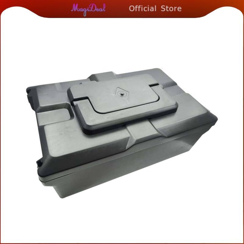 MagiDeal แบบพกพาไฟฟ้ารถ Universal พลาสติกกล่องแบตเตอรี่สําหรับไฟฟ้า Minibike ไฟฟ้าจักรยานสามล้อ 48V 12ah
