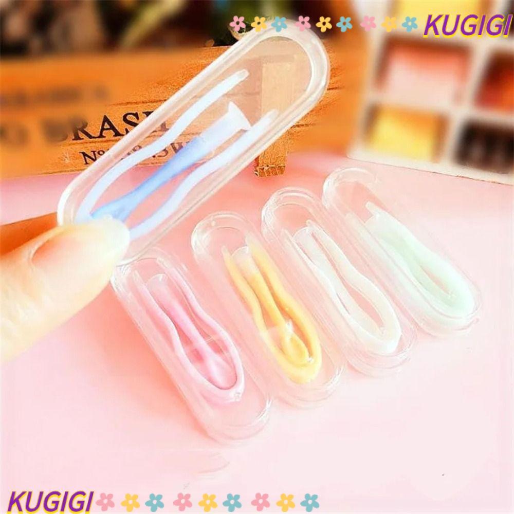 KUGIGI 1PC ที่ใส่คอนแทคเลนส์, สีทึบสวมใส่เครื่องมือคอนแทคเลนส์, Eyes Care คลิป Stick แหนบผู้หญิงผู้ช