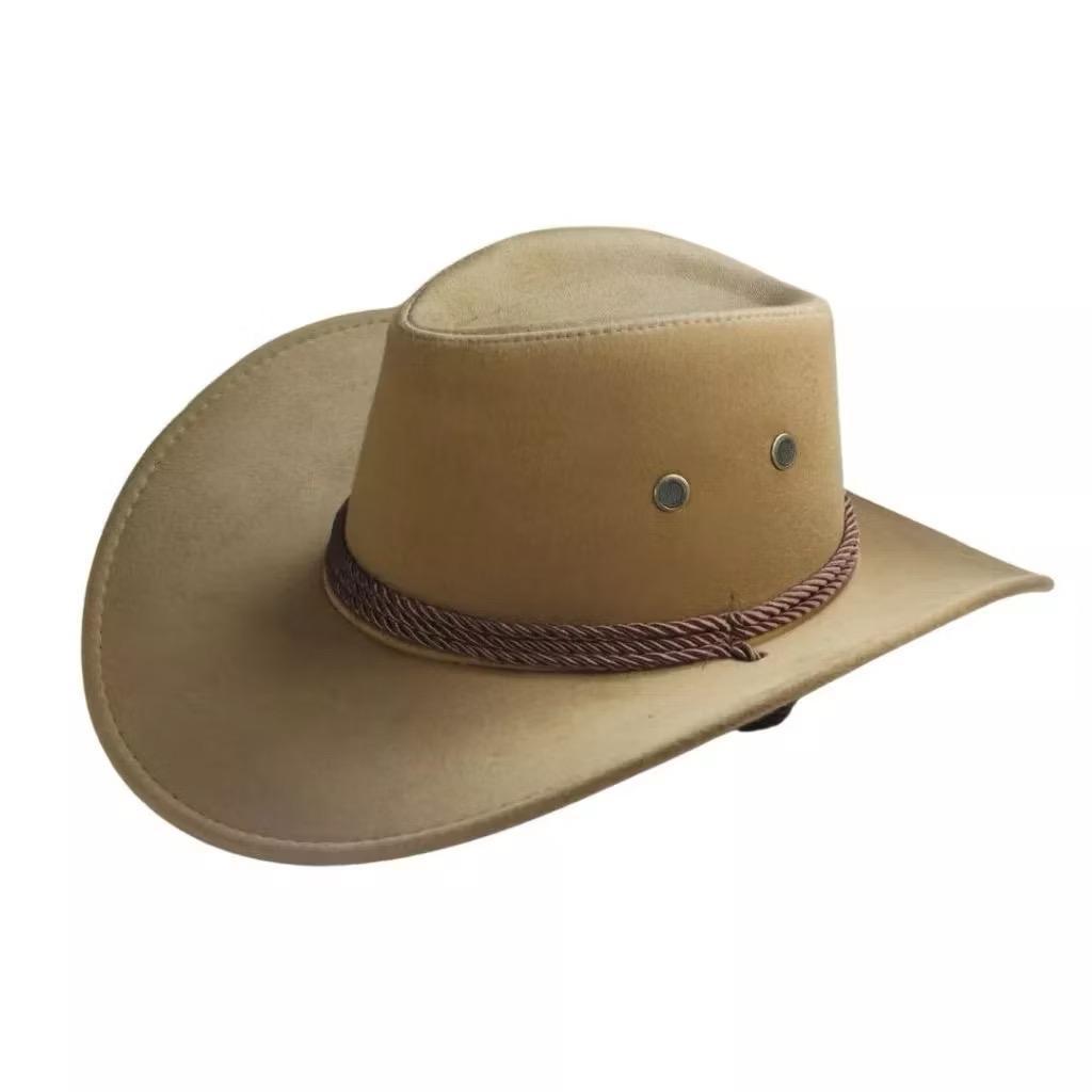 AMERICAN LAKEN COWBOY HAT / หมวก COWBOY สําหรับผู้หญิงพร้อม TAMBNG STRAP / COOL COWBOY HAT GADABUY_0