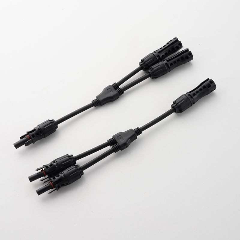 ส่วนประกอบโซลาร์เซลล์ MC4 Connector Y-Type สาม-Way Four-Way Five-Way Y2/Y3/Y4 Solar Connector หนึ่งส