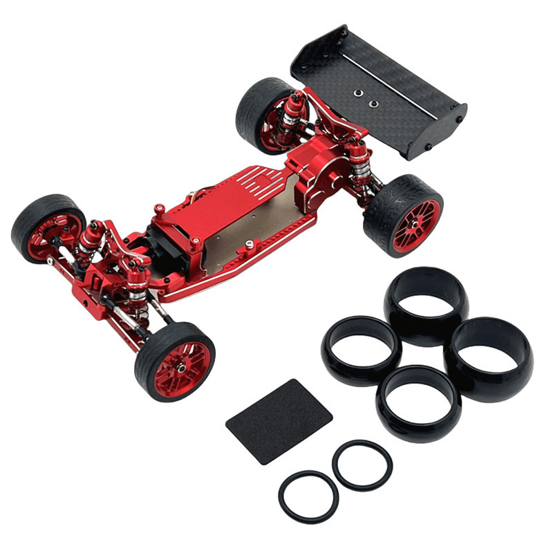 รถ RC กรอบโลหะอัพเกรดและการปรับเปลี่ยนสําหรับ WLtoys 244016 LOSI Micro-B 1/24