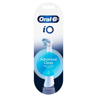 Oral B ออรัล-บี หัวแปรงสีฟันไฟฟ้า ไอโอ แอดวานซ์ คลีน รีฟิล 2 ชิ้น
