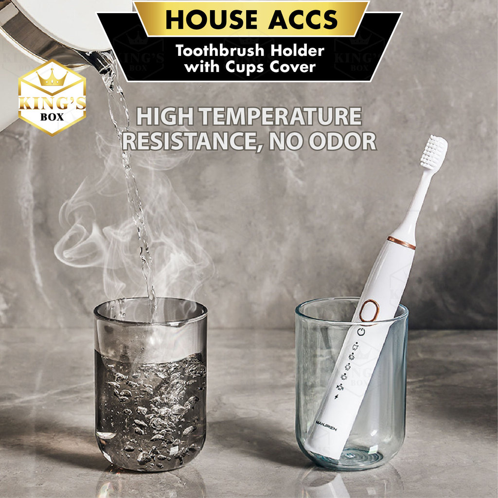 ชุดถ้วยแปรงสีฟัน KGB - ชุดที่ใส่กันฝุ่น - ที่จัดระเบียบกันฝุ่น