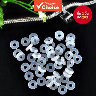 50/100 ชิ้นยาง Stoppers สําหรับ Pandora Charm สร้อยข้อมือซิล…