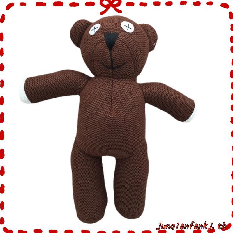 หมอนตุ๊กตาฟิกเกอร์ รูปการ์ตูนหมี Rowan Atkinson Row Mr.Bean Teddy Bear Bean Bear ขนาด 36 ซม. สีน้ําต