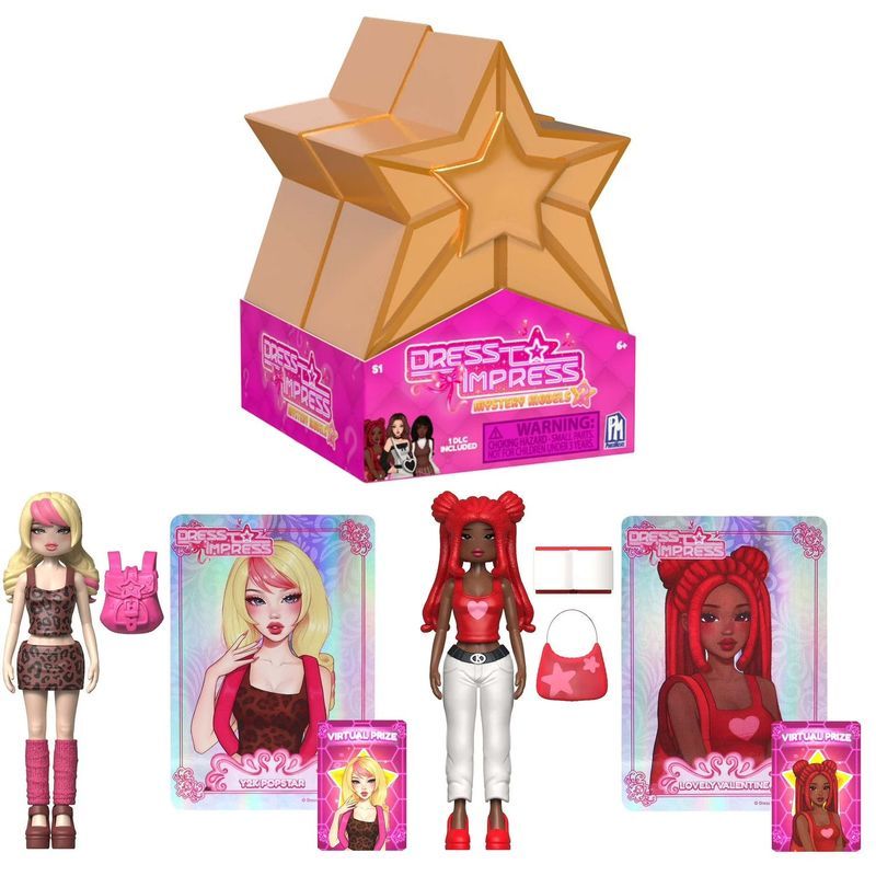Roblox American Movable Doll DTI Star Mystery Box Toy Jewelry Display Collection with Code Card