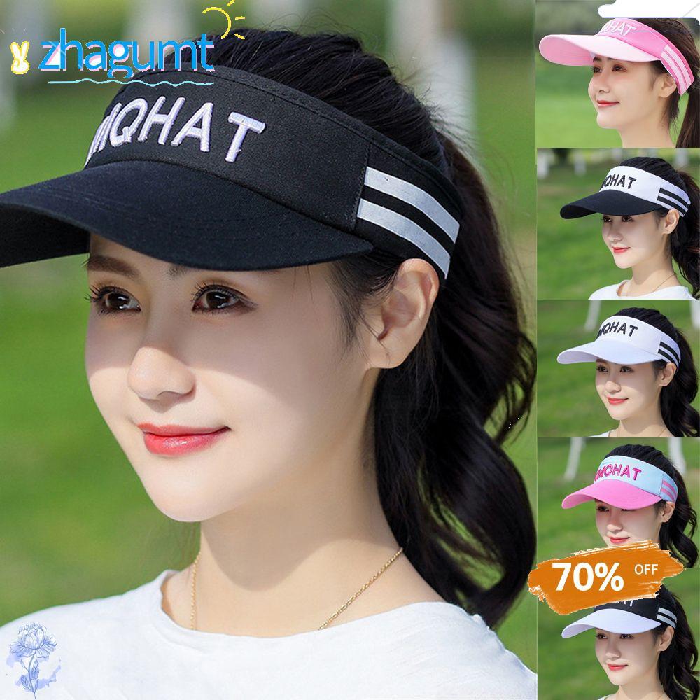 ZHAGUMT366 Sports Visor Breathable Casual Tennis Golf Running UV Protection Baseball Cap